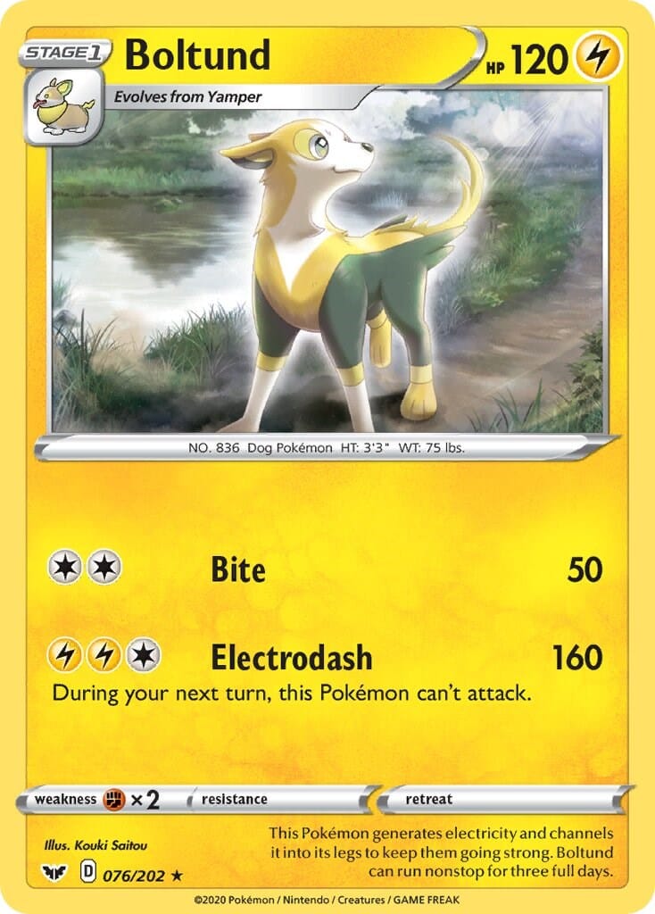 Boltund (076/202) (Theme Deck Exclusive) [Sword & Shield: Base Set] Pokemon Single Pokémon  | Multizone: Comics And Games