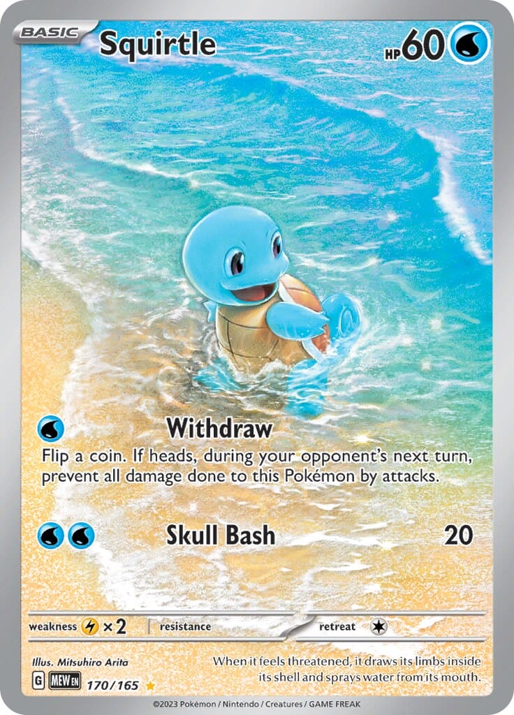 Squirtle (170/165) [Scarlet & Violet: 151] Pokemon Single Pokémon  | Multizone: Comics And Games