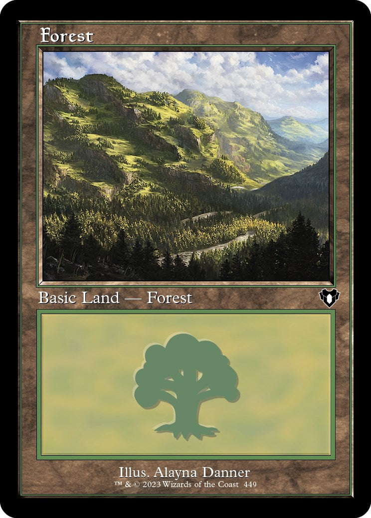 Forest (449) (Retro) [Commander Masters] | Multizone: Comics And Games