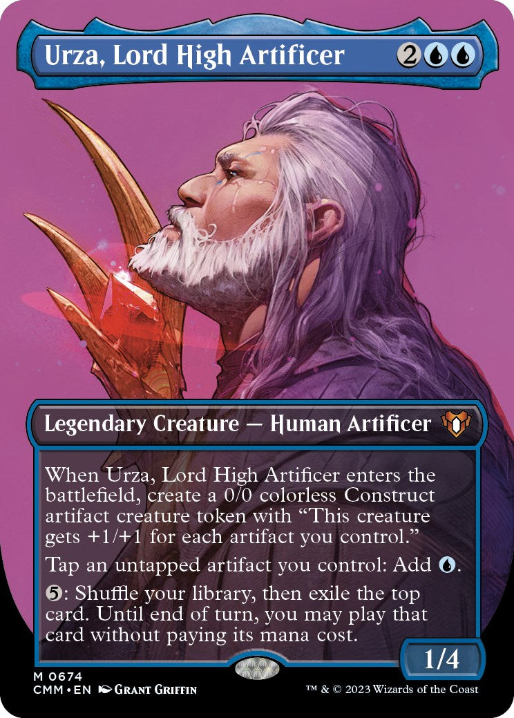 Urza, Lord High Artificer (Borderless Profile) [Commander Masters] | Multizone: Comics And Games