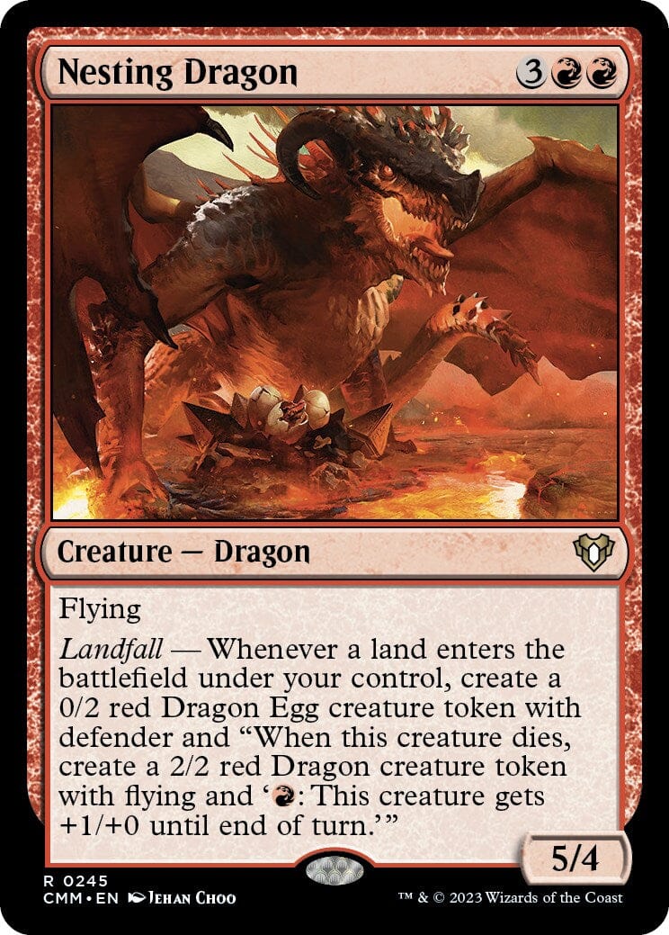 Nesting Dragon [Commander Masters] MTG Single Magic: The Gathering  | Multizone: Comics And Games