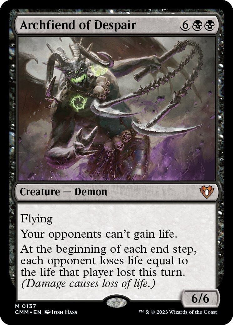 Archfiend of Despair [Commander Masters] MTG Single Magic: The Gathering  | Multizone: Comics And Games