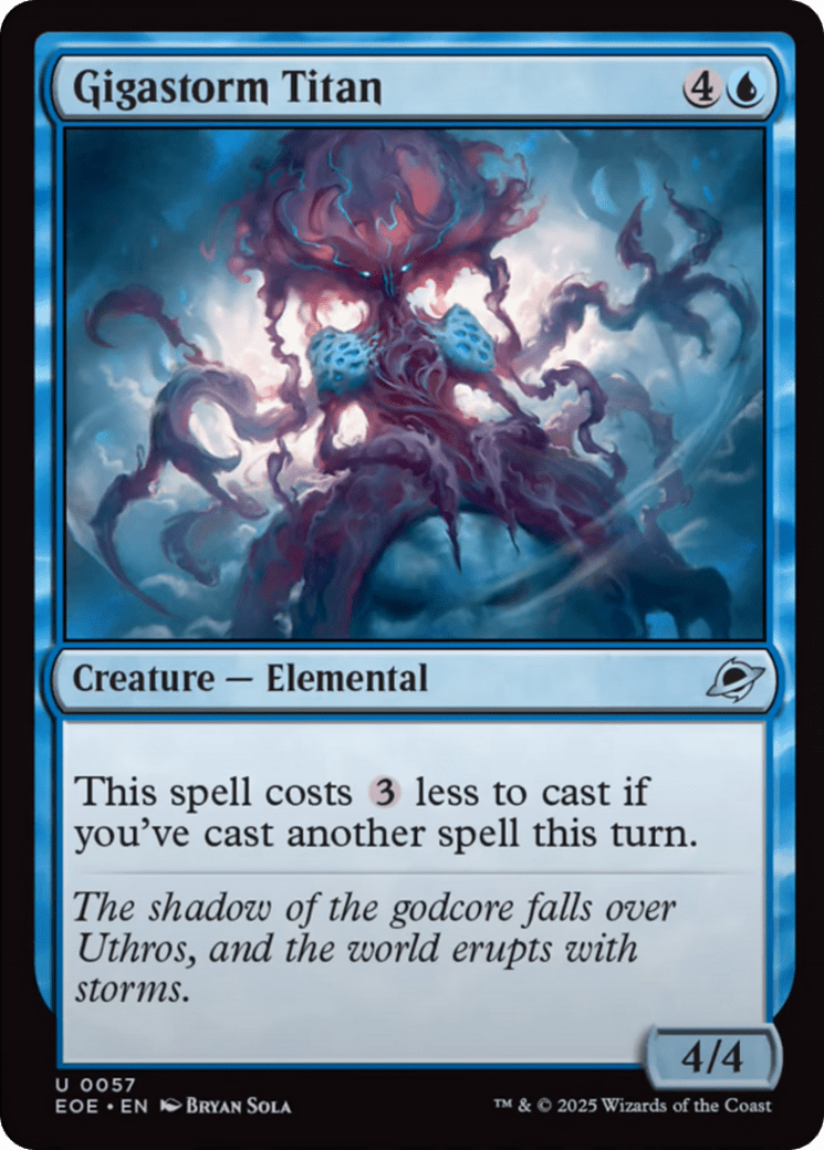 Gigastorm Titan [Edge of Eternities] MTG Single Magic: The Gathering  | Multizone: Comics And Games