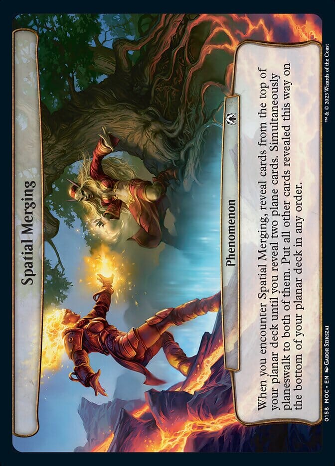 Spatial Merging [March of the Machine Commander] MTG Single Magic: The Gathering  | Multizone: Comics And Games