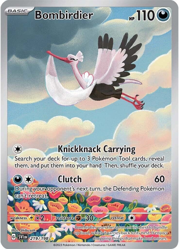 Bombirdier (219/198) [Scarlet & Violet: Base Set] Pokemon Single Pokémon  | Multizone: Comics And Games