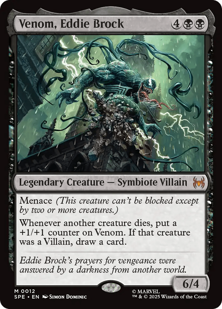 Venom, Eddie Brock [Marvel's Spider-Man: Eternal-Legal] MTG Single Magic: The Gathering  | Multizone: Comics And Games