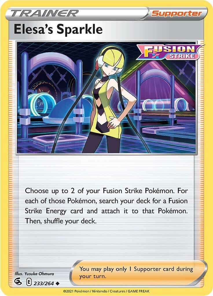 Elesa's Sparkle (233/264) [Sword & Shield: Fusion Strike] Pokemon Single Pokémon  | Multizone: Comics And Games