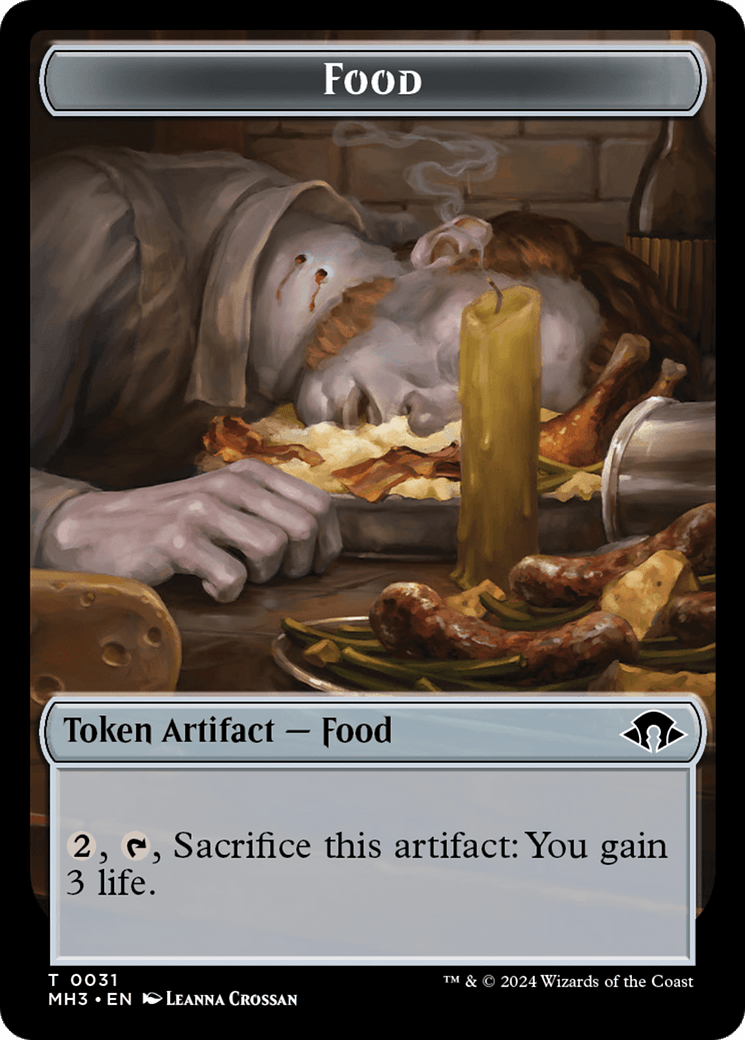 Phyrexian Germ // Food Double-Sided Token [Modern Horizons 3 Tokens] MTG Single Magic: The Gathering  | Multizone: Comics And Games