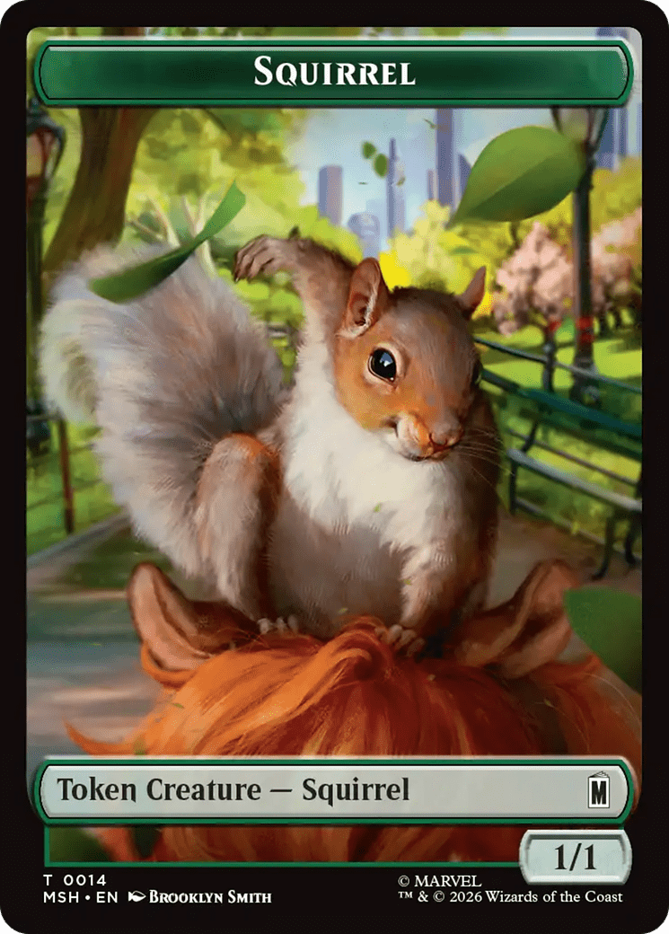 Galactus // Squirrel Double-Sided Token [Marvel Super Heroes Tokens] MTG Single Magic: The Gathering  | Multizone: Comics And Games