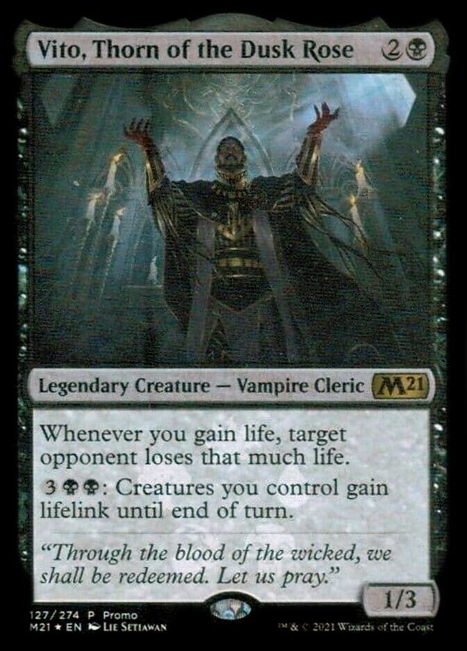 Vito, Thorn of the Dusk Rose [Resale Promos] MTG Single Magic: The Gathering  | Multizone: Comics And Games