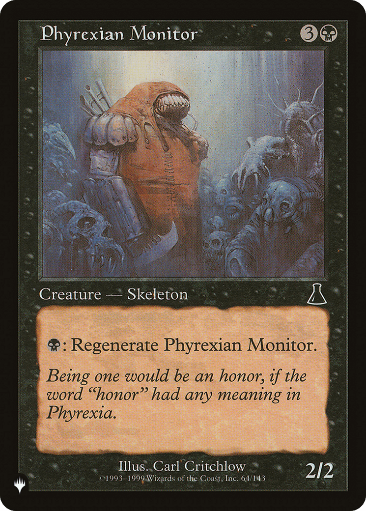 Phyrexian Monitor [The List] MTG Single Magic: The Gathering  | Multizone: Comics And Games