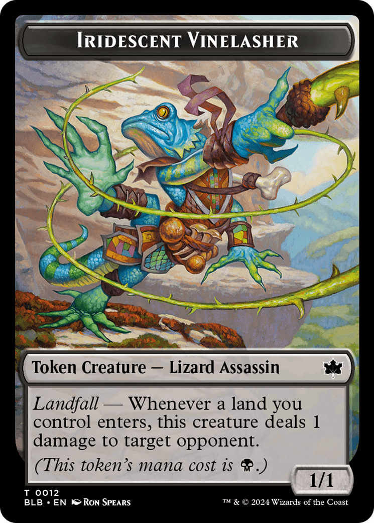 Iridescent Vinelasher Token [Bloomburrow Tokens] MTG Single Magic: The Gathering  | Multizone: Comics And Games