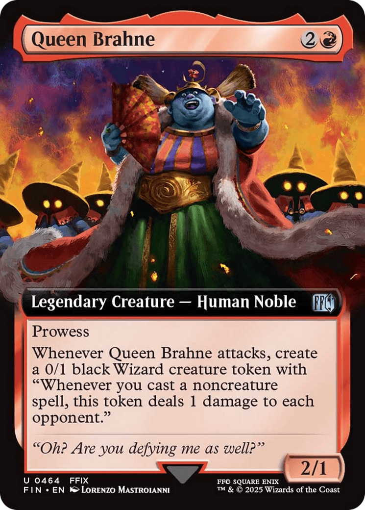 Queen Brahne (Extended Art) [FINAL FANTASY] MTG Single Magic: The Gathering  | Multizone: Comics And Games