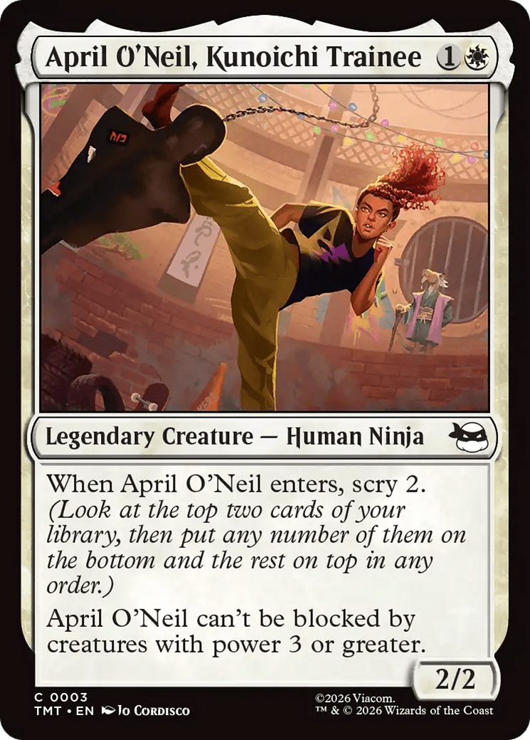 April O'Neil, Kunoichi Trainee [Teenage Mutant Ninja Turtles] MTG Single Magic: The Gathering  | Multizone: Comics And Games