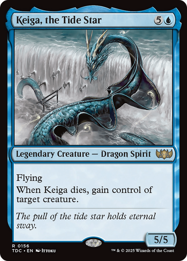 Keiga, the Tide Star [Tarkir: Dragonstorm Commander] MTG Single Magic: The Gathering  | Multizone: Comics And Games