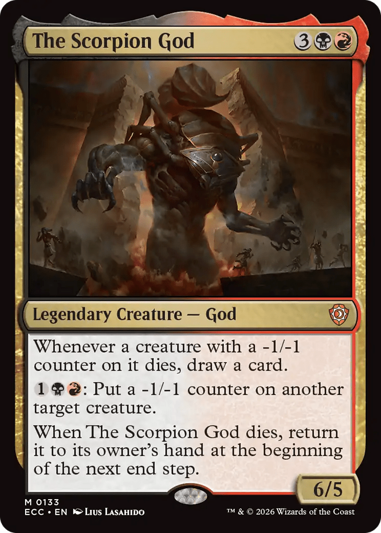 The Scorpion God [Lorwyn Eclipsed Commander] MTG Single Magic: The Gathering  | Multizone: Comics And Games