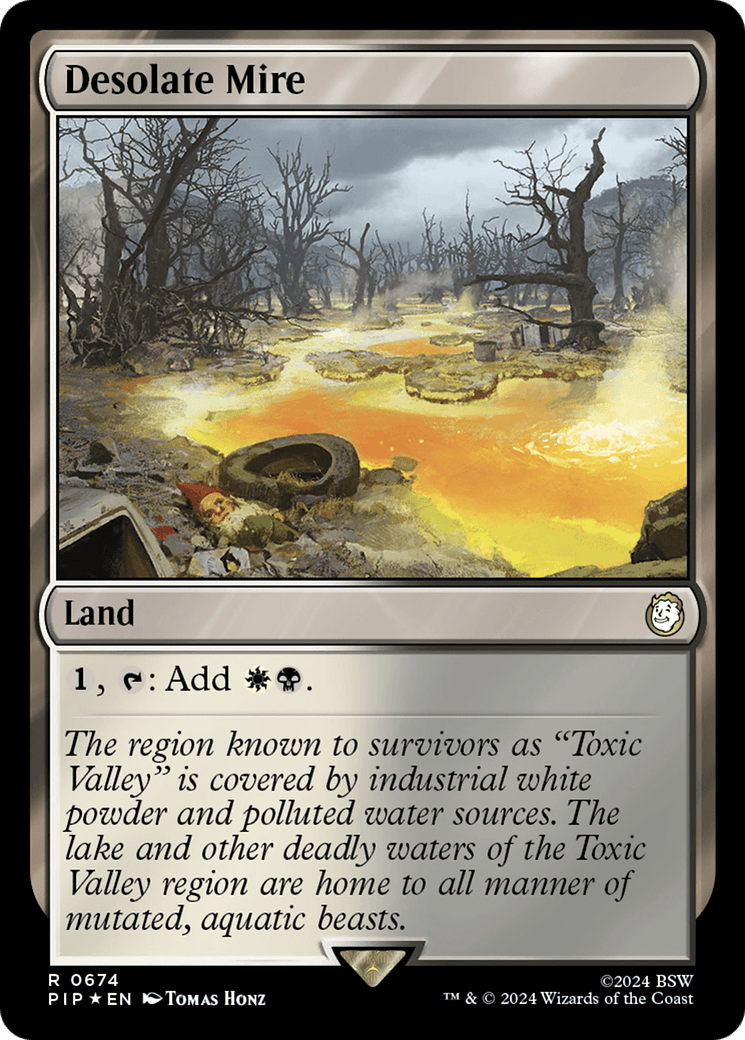 Desolate Mire (Surge Foil) [Fallout] MTG Single Magic: The Gathering  | Multizone: Comics And Games