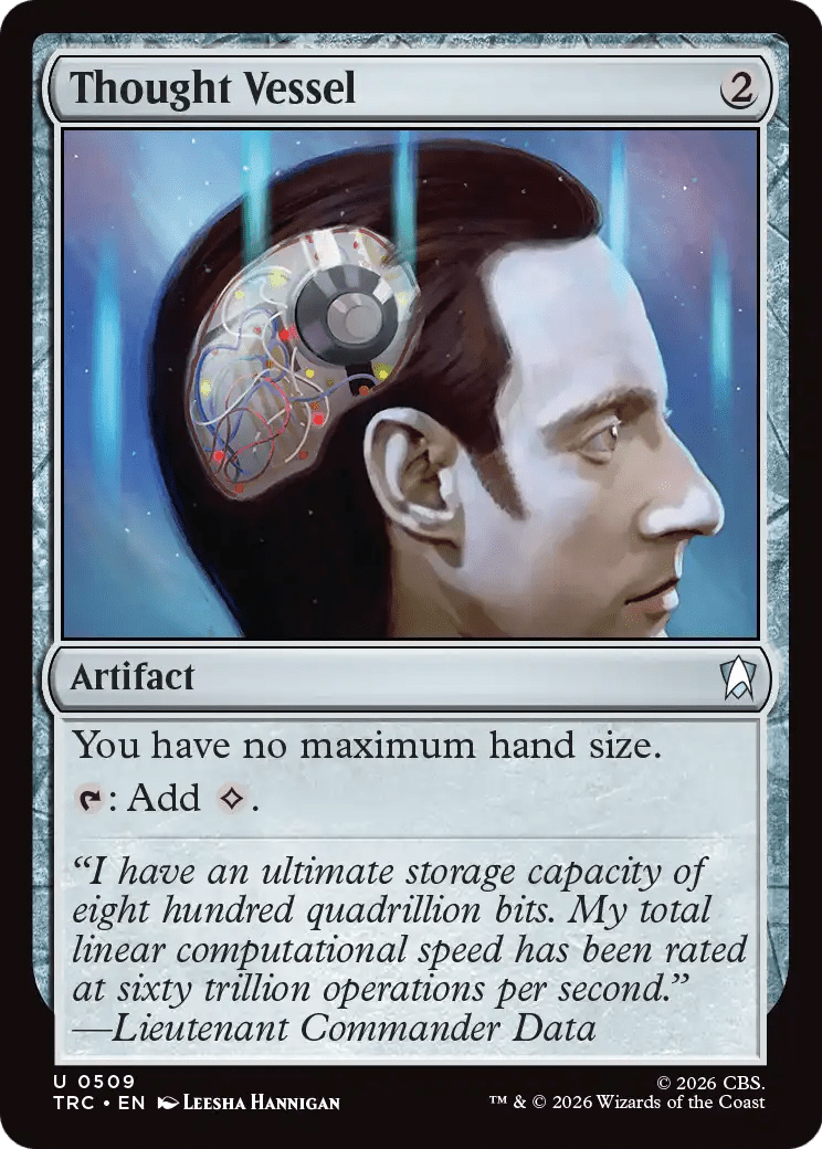 Thought Vessel (Surge Foil) [Star Trek Commander] MTG Single Magic: The Gathering  | Multizone: Comics And Games