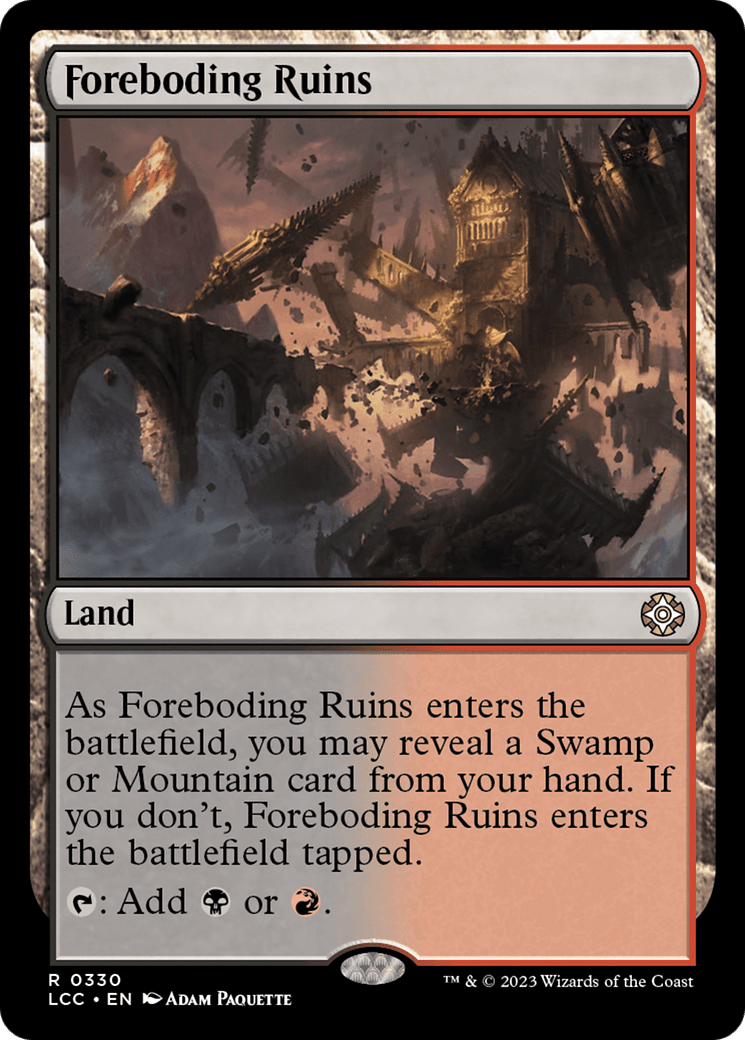 Foreboding Ruins [The Lost Caverns of Ixalan Commander] MTG Single Magic: The Gathering  | Multizone: Comics And Games
