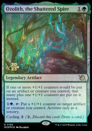 Ozolith, the Shattered Spire [March of the Machine Prerelease Promos] MTG Single Magic: The Gathering  | Multizone: Comics And Games