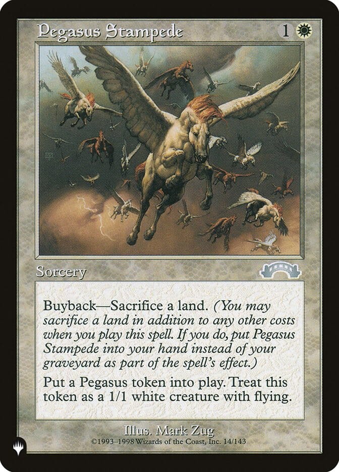 Pegasus Stampede [The List] MTG Single Magic: The Gathering  | Multizone: Comics And Games