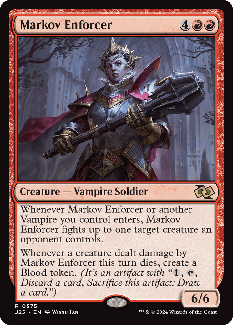 Markov Enforcer [Foundations Jumpstart] MTG Single Magic: The Gathering  | Multizone: Comics And Games