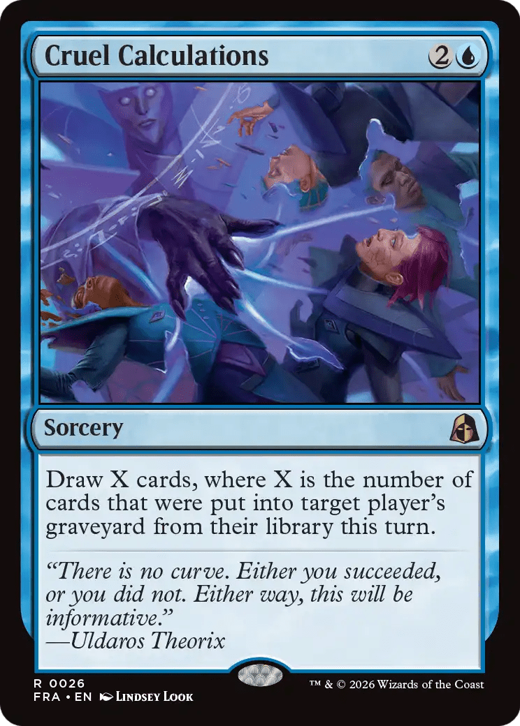 Cruel Calculations [Reality Fracture] MTG Single Magic: The Gathering  | Multizone: Comics And Games