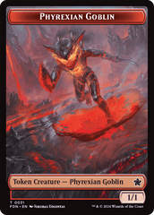 Cat (0027) // Phyrexian Goblin Double-Sided Token [Foundations Tokens] MTG Single Magic: The Gathering  | Multizone: Comics And Games