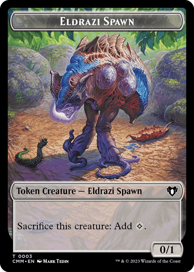 Eldrazi Spawn // Phyrexian Germ Double-Sided Token [Commander Masters Tokens] MTG Single Magic: The Gathering  | Multizone: Comics And Games