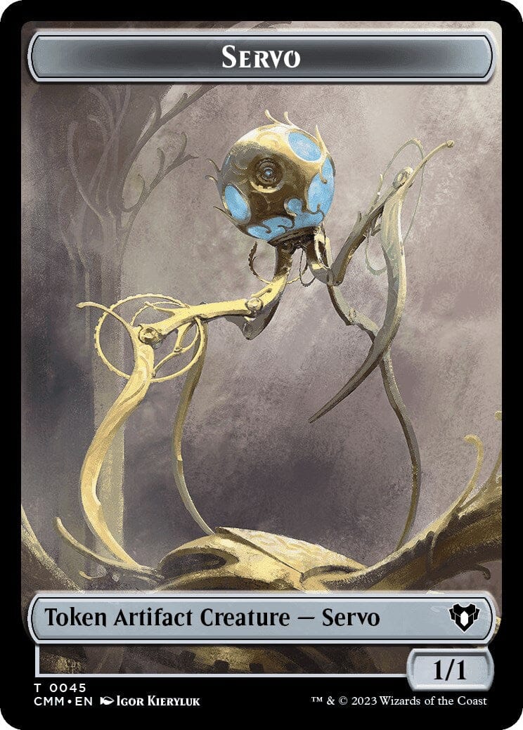 Servo // Construct (0041) Double-Sided Token [Commander Masters Tokens] MTG Single Magic: The Gathering  | Multizone: Comics And Games