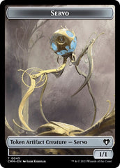 Servo // Thrull Double-Sided Token [Commander Masters Tokens] MTG Single Magic: The Gathering  | Multizone: Comics And Games