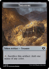 Treasure // Knight Double-Sided Token [Commander Masters Tokens] MTG Single Magic: The Gathering  | Multizone: Comics And Games