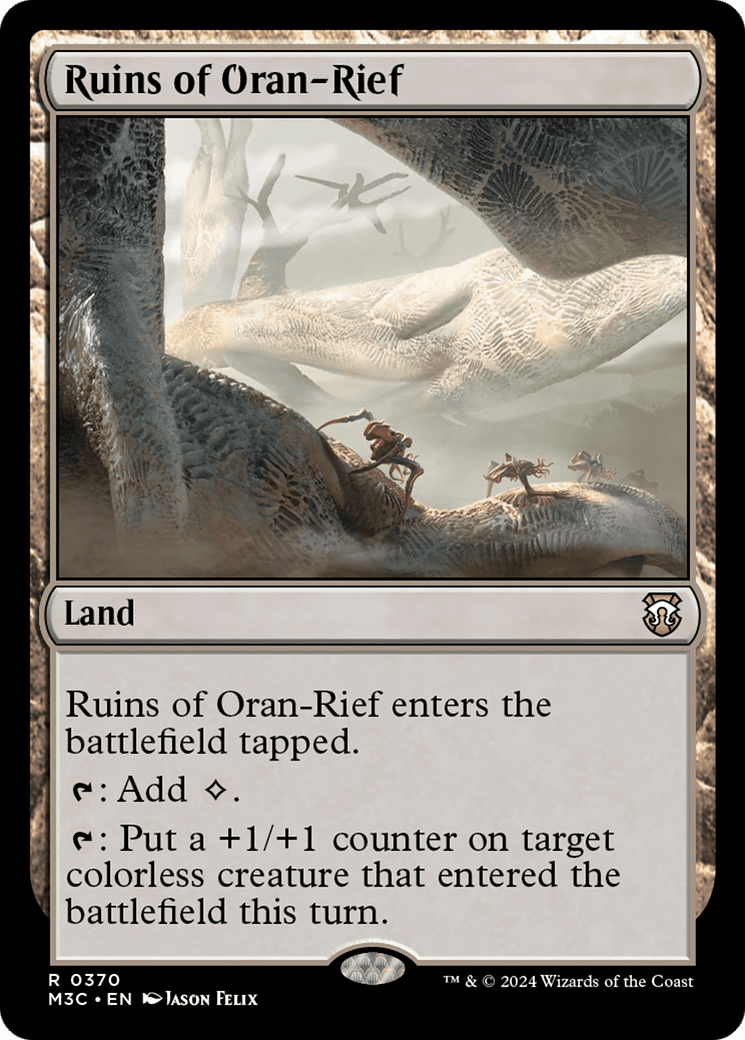 Ruins of Oran-Rief (Ripple Foil) [Modern Horizons 3 Commander] MTG Single Magic: The Gathering  | Multizone: Comics And Games