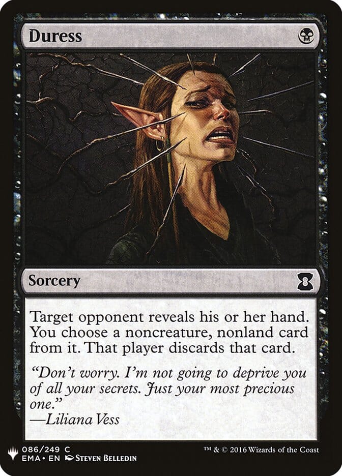 Duress [Mystery Booster] MTG Single Magic: The Gathering  | Multizone: Comics And Games