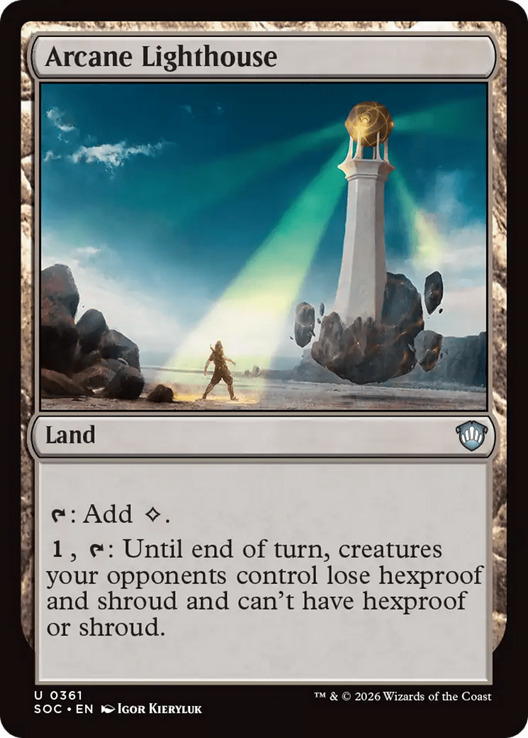 Arcane Lighthouse [Secrets of Strixhaven Commander] MTG Single Magic: The Gathering  | Multizone: Comics And Games