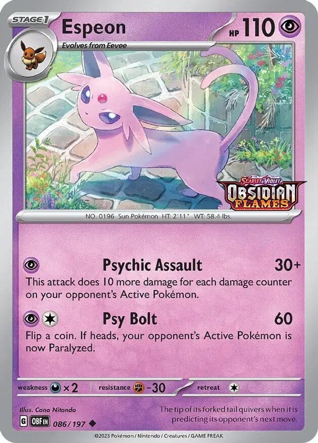 Espeon (086/197) (Best Buy Exclusive) [Scarlet & Violet: Black Star Promos] Pokemon Single Pokémon  | Multizone: Comics And Games