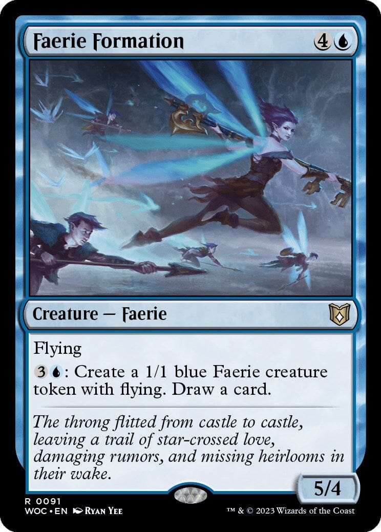 Faerie Formation [Wilds of Eldraine Commander] MTG Single Magic: The Gathering  | Multizone: Comics And Games