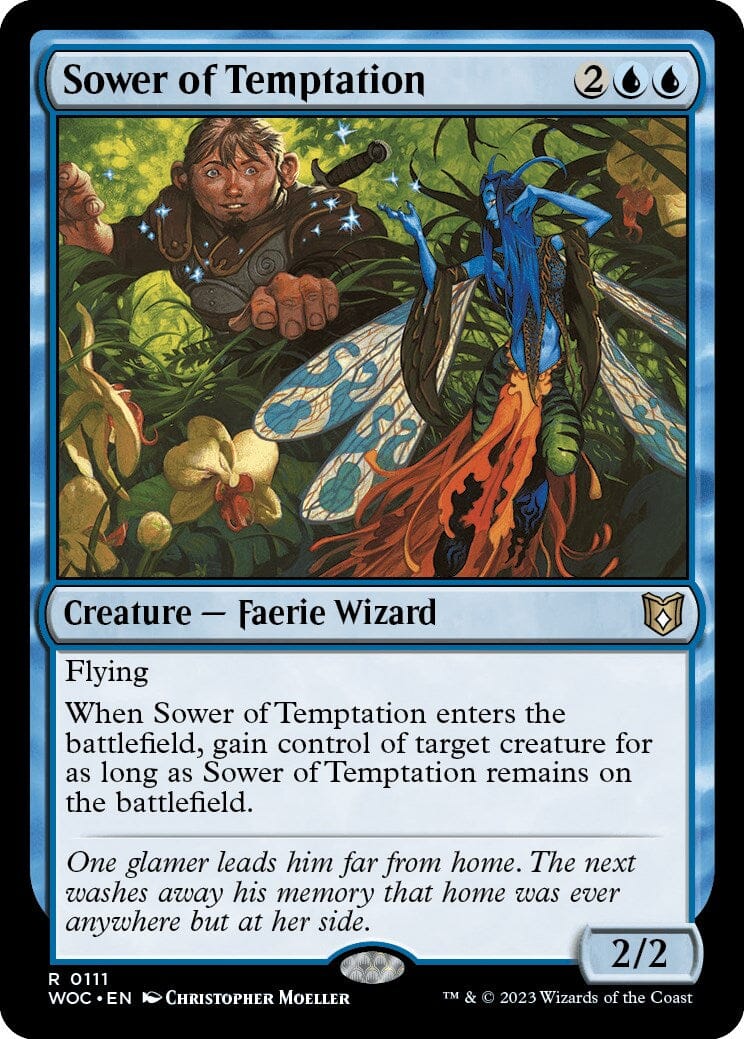 Sower of Temptation [Wilds of Eldraine Commander] MTG Single Magic: The Gathering  | Multizone: Comics And Games