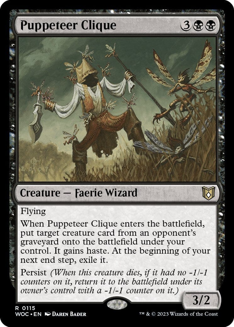 Puppeteer Clique [Wilds of Eldraine Commander] MTG Single Magic: The Gathering  | Multizone: Comics And Games