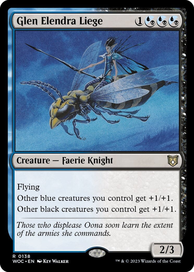Glen Elendra Liege [Wilds of Eldraine Commander] MTG Single Magic: The Gathering  | Multizone: Comics And Games