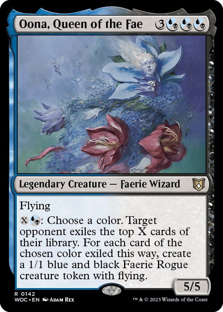 Oona, Queen of the Fae [Wilds of Eldraine Commander] MTG Single Magic: The Gathering  | Multizone: Comics And Games
