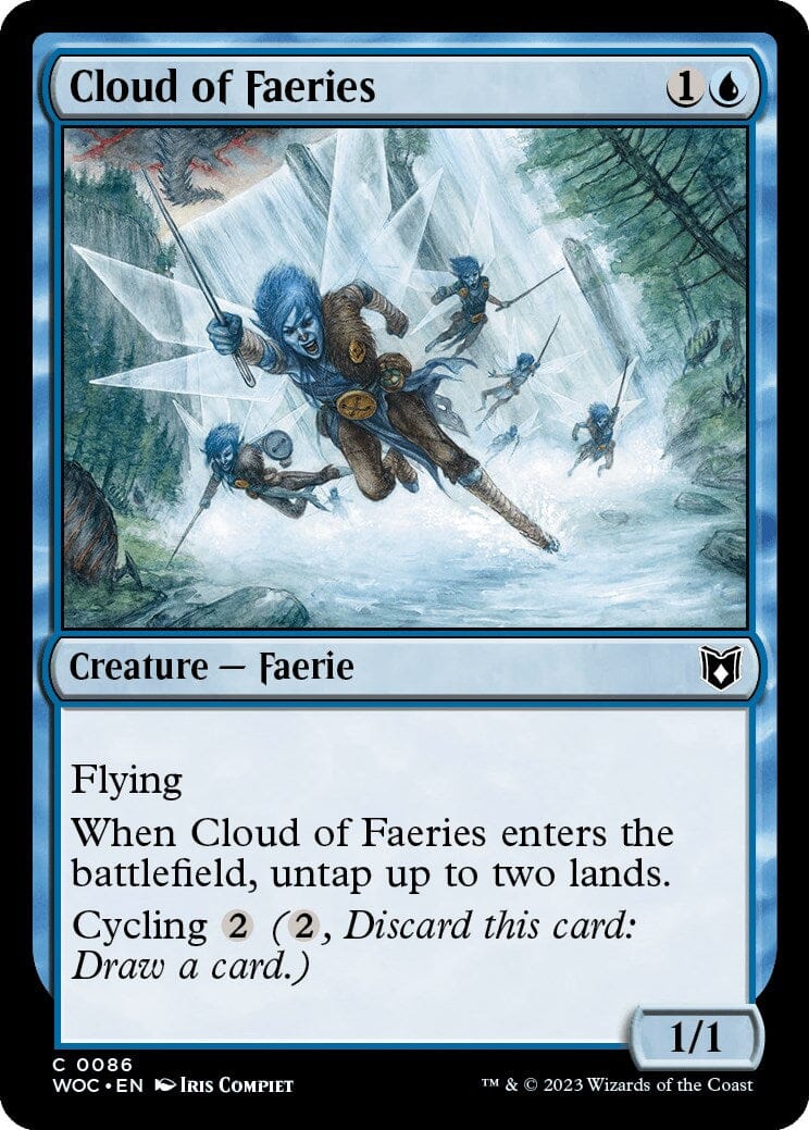 Cloud of Faeries [Wilds of Eldraine Commander] MTG Single Magic: The Gathering  | Multizone: Comics And Games