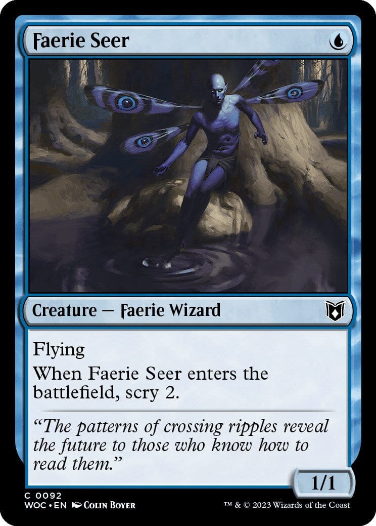 Faerie Seer [Wilds of Eldraine Commander] MTG Single Magic: The Gathering  | Multizone: Comics And Games