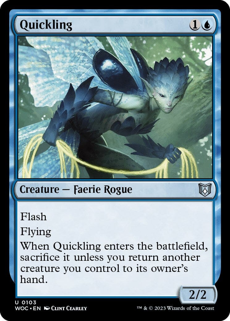 Quickling [Wilds of Eldraine Commander] MTG Single Magic: The Gathering  | Multizone: Comics And Games