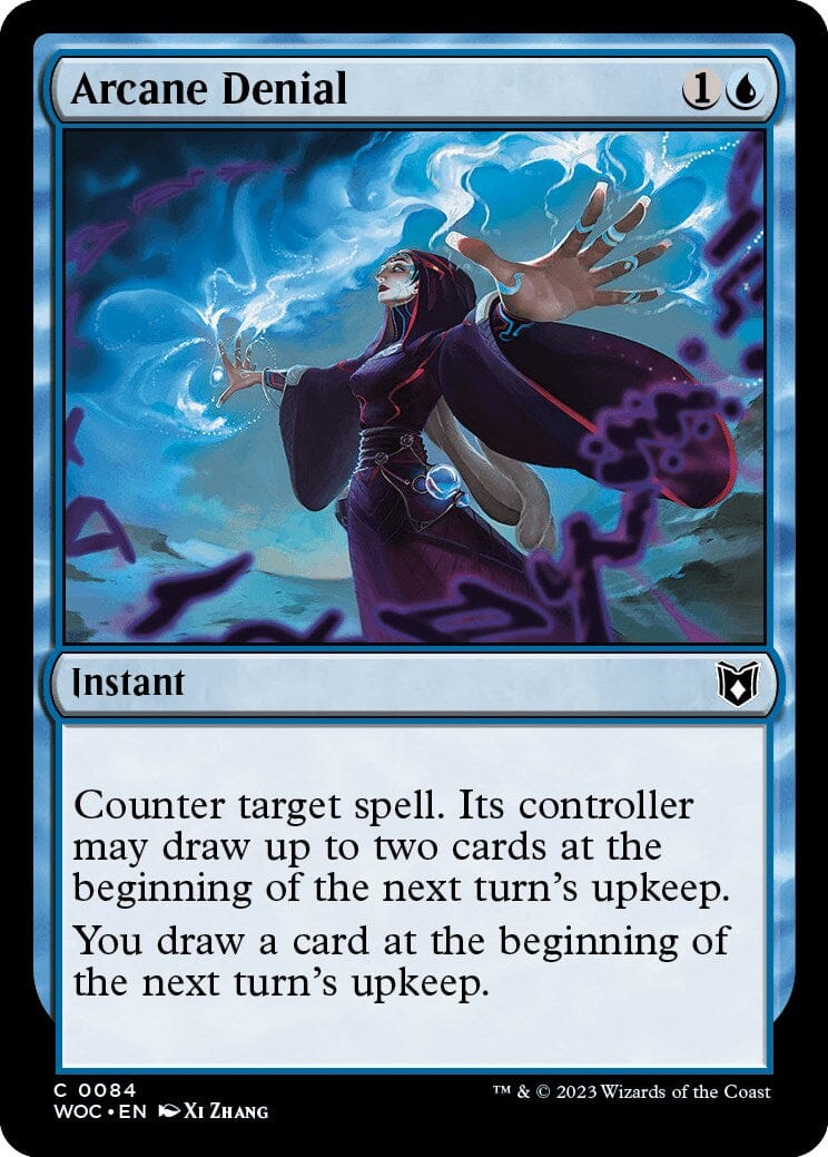 Arcane Denial [Wilds of Eldraine Commander] MTG Single Magic: The Gathering  | Multizone: Comics And Games