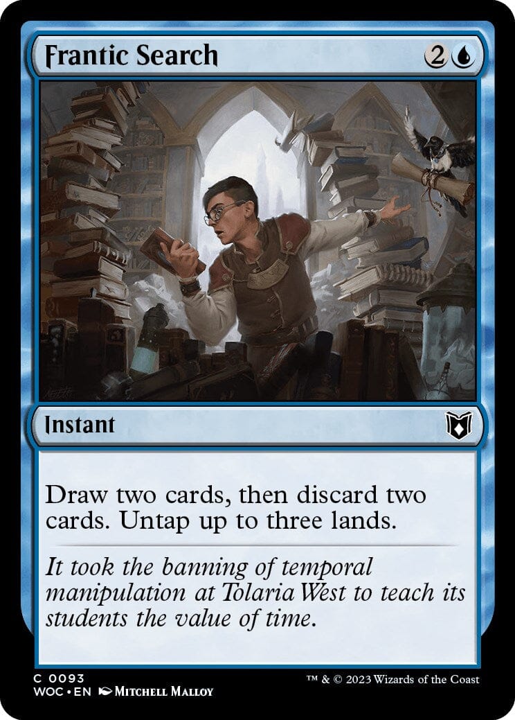 Frantic Search [Wilds of Eldraine Commander] MTG Single Magic: The Gathering  | Multizone: Comics And Games