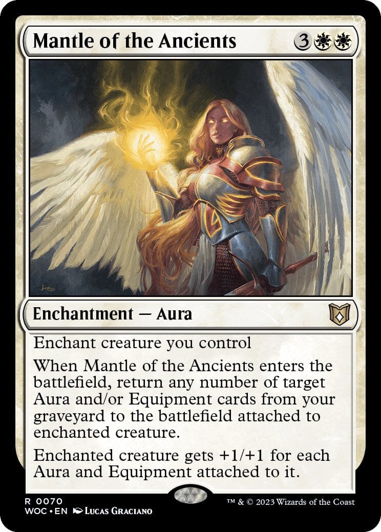 Mantle of the Ancients [Wilds of Eldraine Commander] MTG Single Magic: The Gathering  | Multizone: Comics And Games