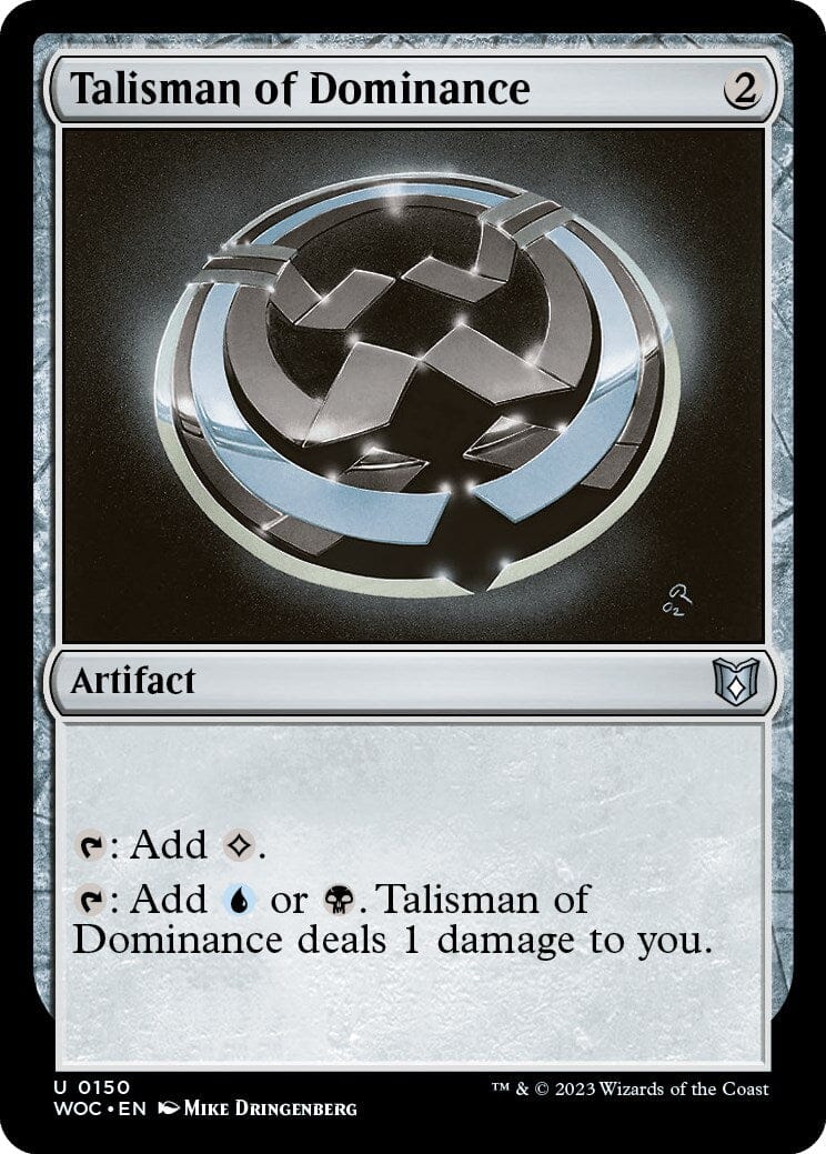 Talisman of Dominance [Wilds of Eldraine Commander] MTG Single Magic: The Gathering  | Multizone: Comics And Games