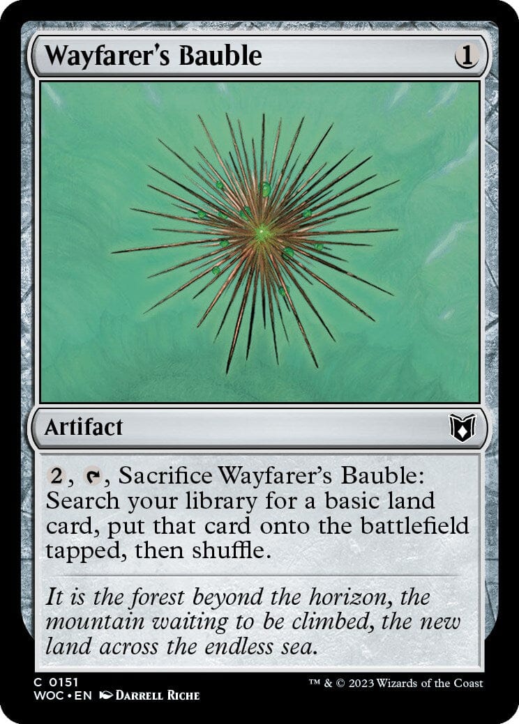 Wayfarer's Bauble [Wilds of Eldraine Commander] MTG Single Magic: The Gathering  | Multizone: Comics And Games