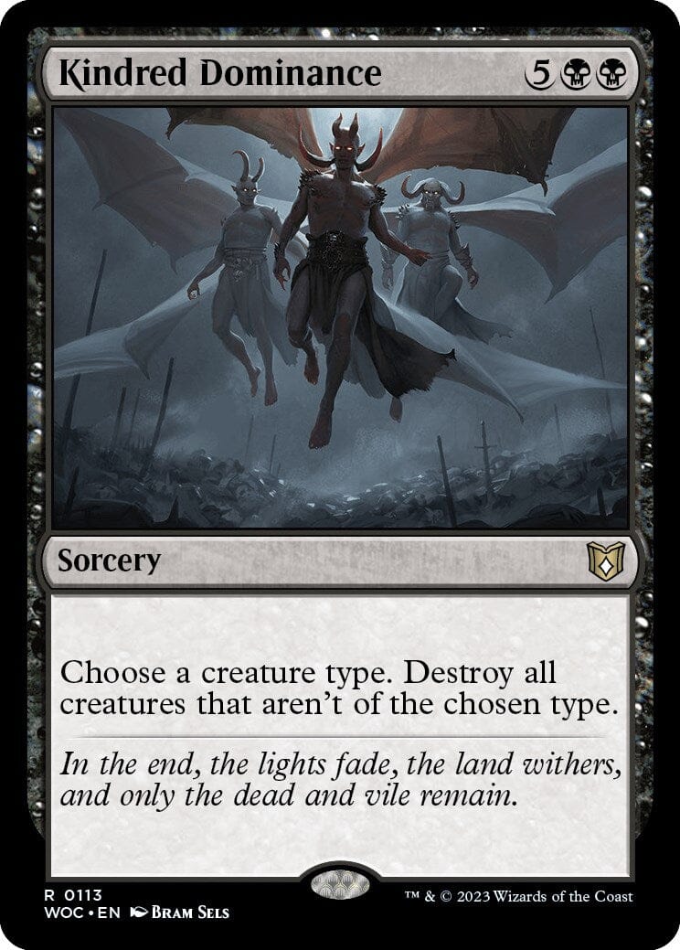 Kindred Dominance [Wilds of Eldraine Commander] MTG Single Magic: The Gathering  | Multizone: Comics And Games